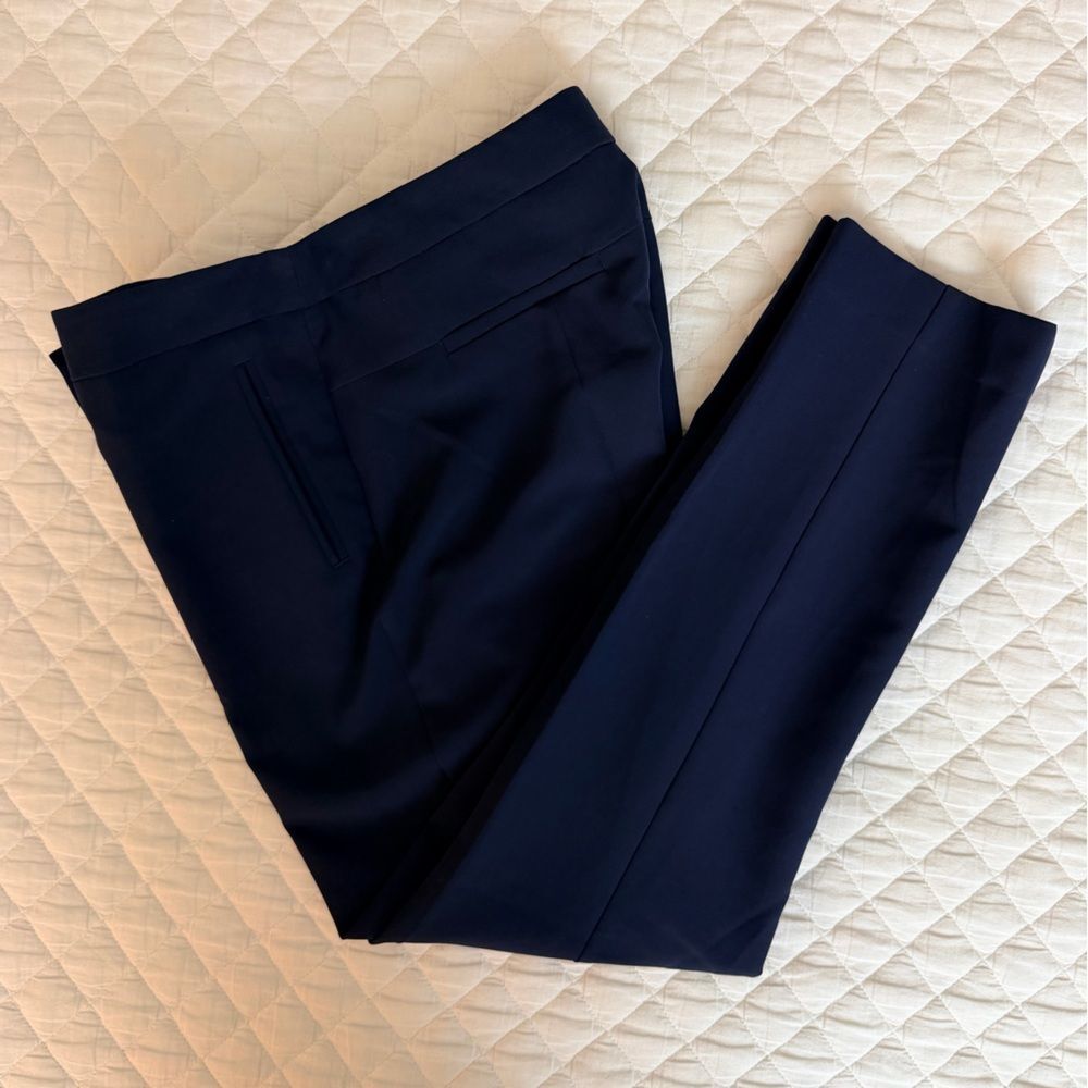 Adrianna Papell Navy Blue Trousers
